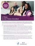 5 Ways to Get Teens Enrolled (PDF 1.5 MB)